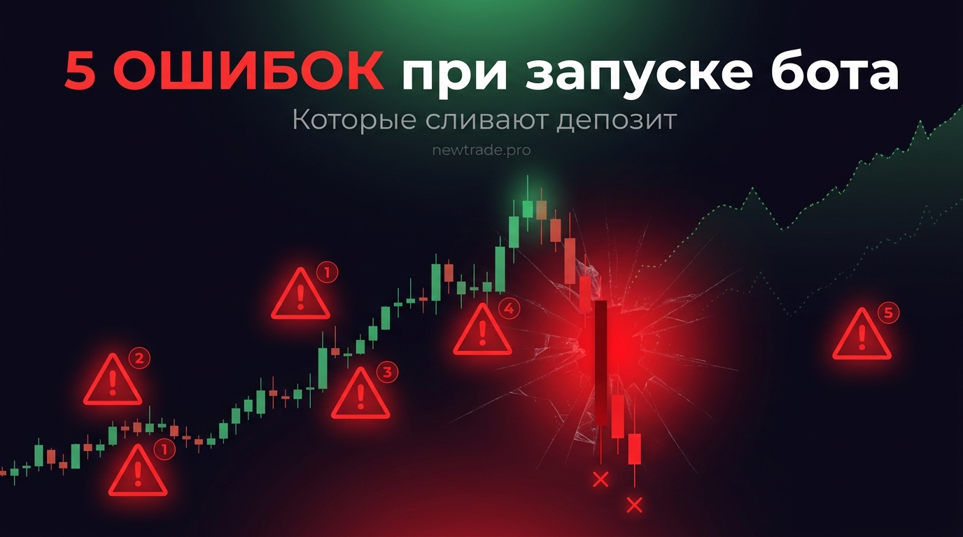 5 ошибок трейдеров при запуске торгового бота — подготовка, риски, тест готовности — newtrade.pro